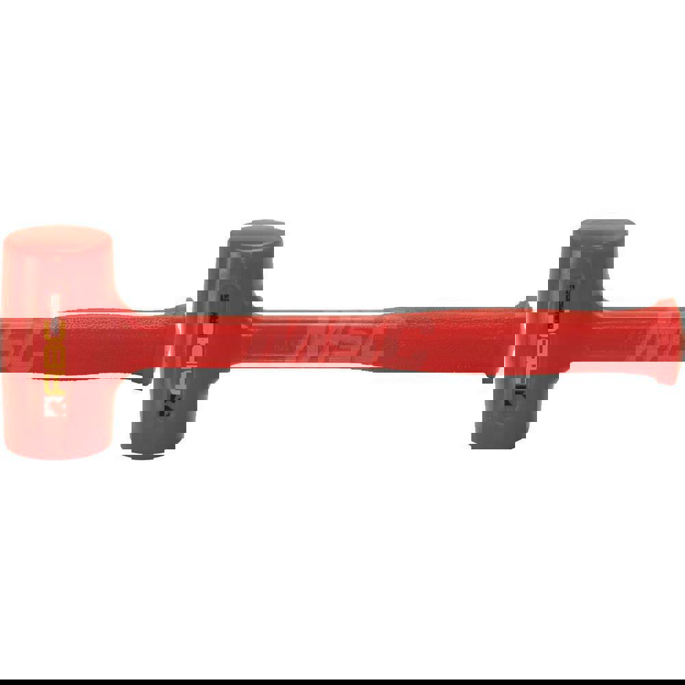 1.6 lb Polyurethane Dead Blow Hammer, Non-Sparking, Non-Marring 2 Face Diam, 4-1/8